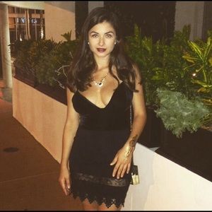 Sexy Black Short Dress